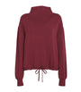 Varley Burgundy Cowl-Neck Betsy Sweatshirt