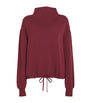 Varley Burgundy Cowl-Neck Betsy Sweatshirt