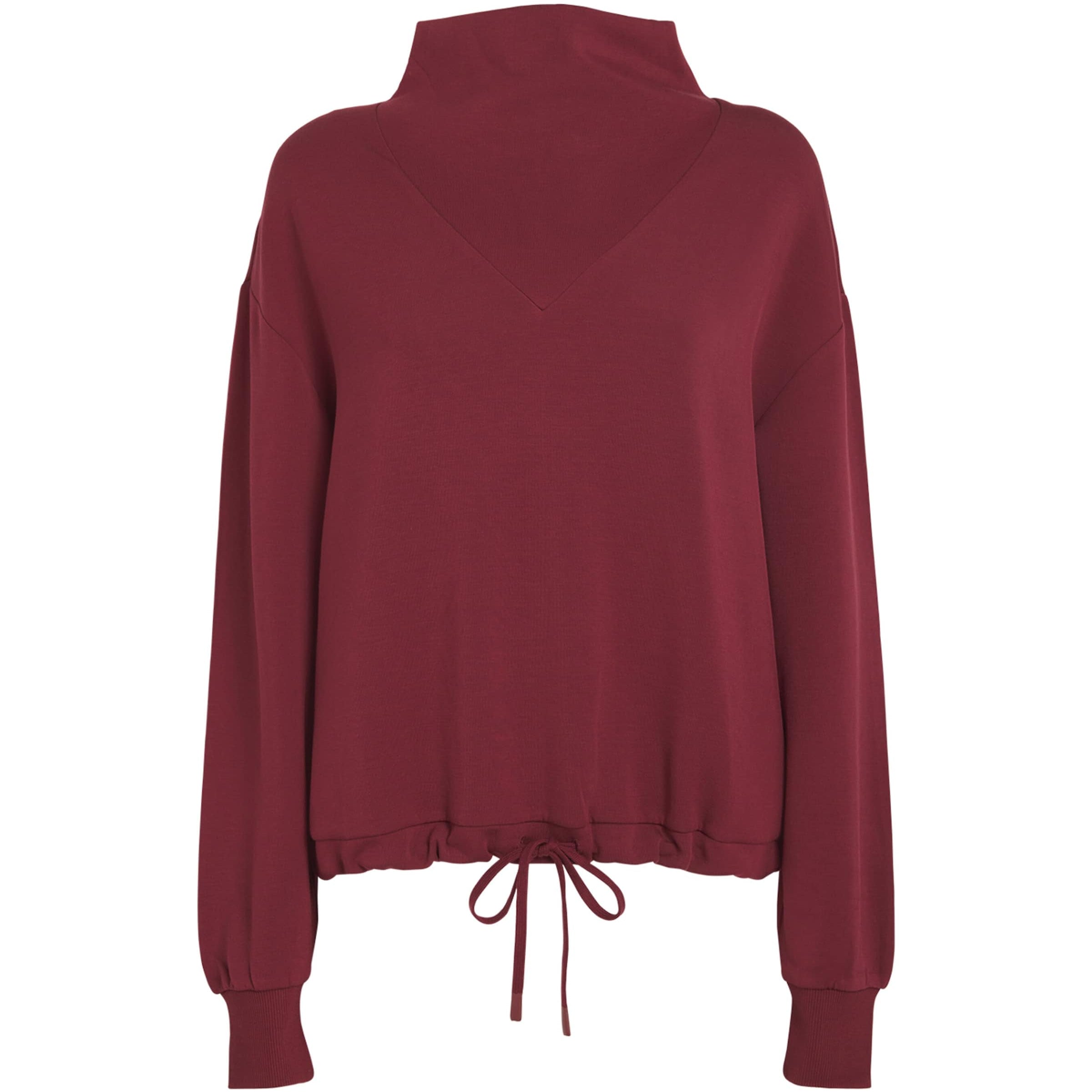 Varley Burgundy Cowl-Neck Betsy Sweatshirt