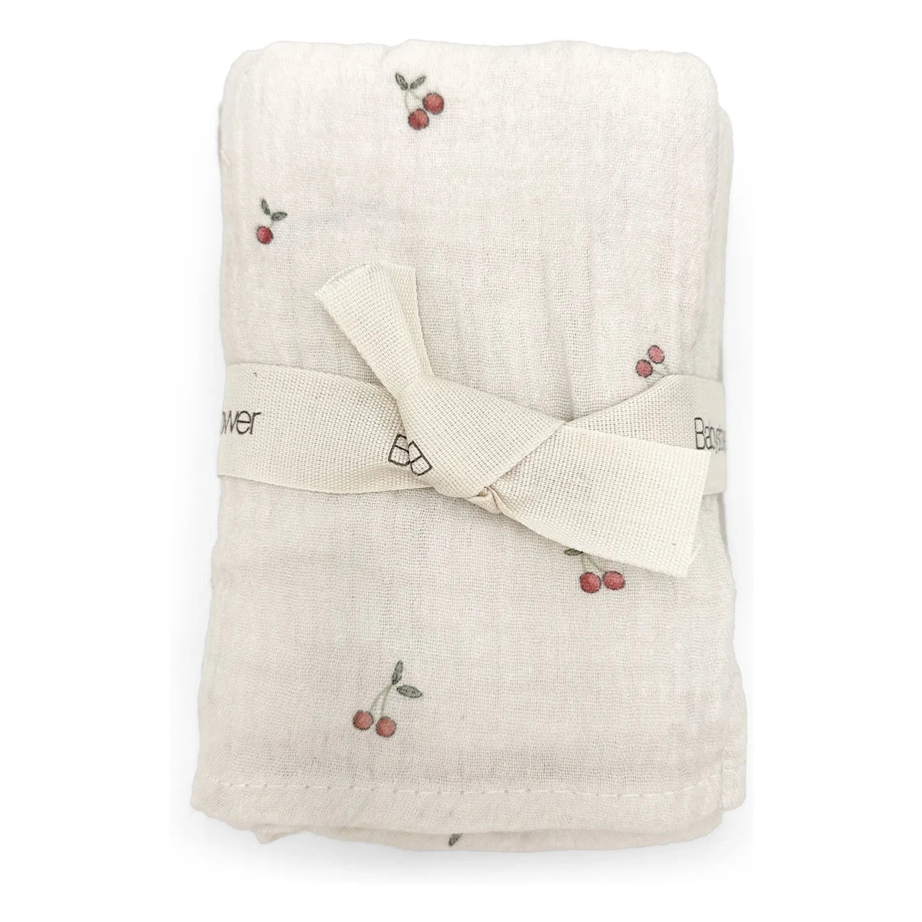 Babyshower - Cherries Nappies - Set of 3 | Ecru