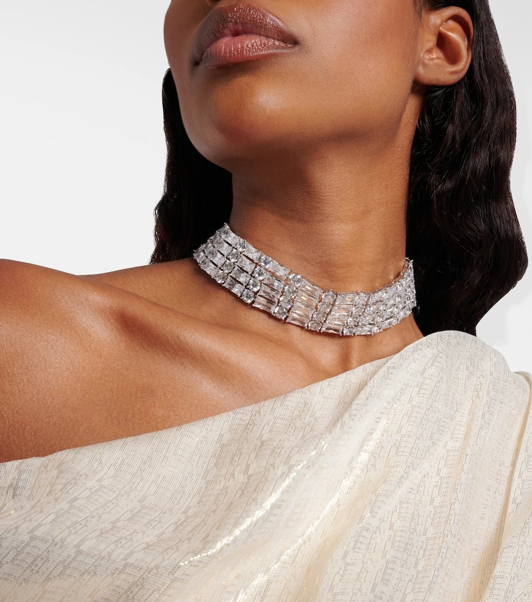 Self-Portrait - Crystal-embellished choker