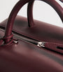 Max Mara Red Medium Leather Bowler Bag