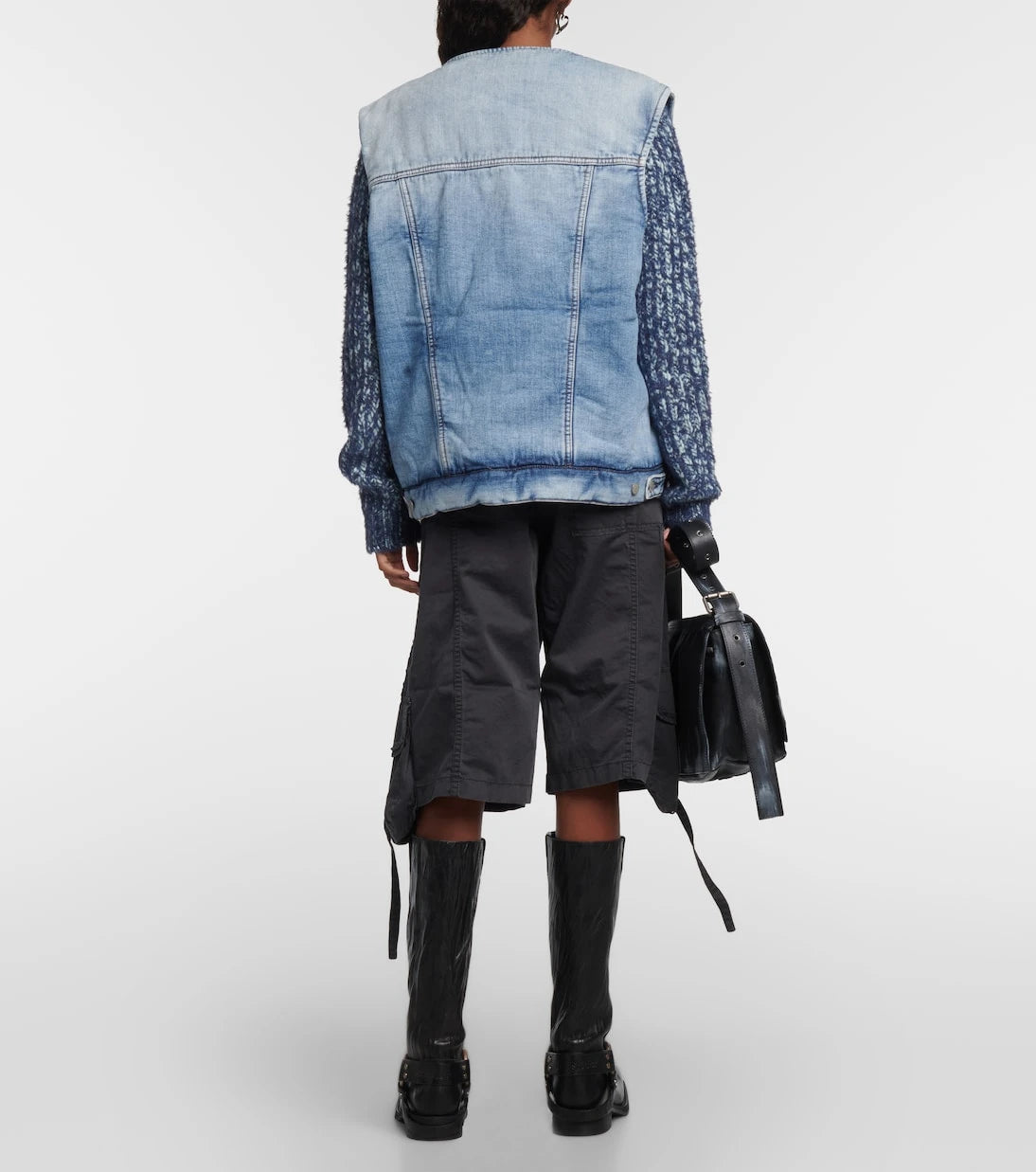 Acne Studios - سترة دنيم كبيرة الحجم