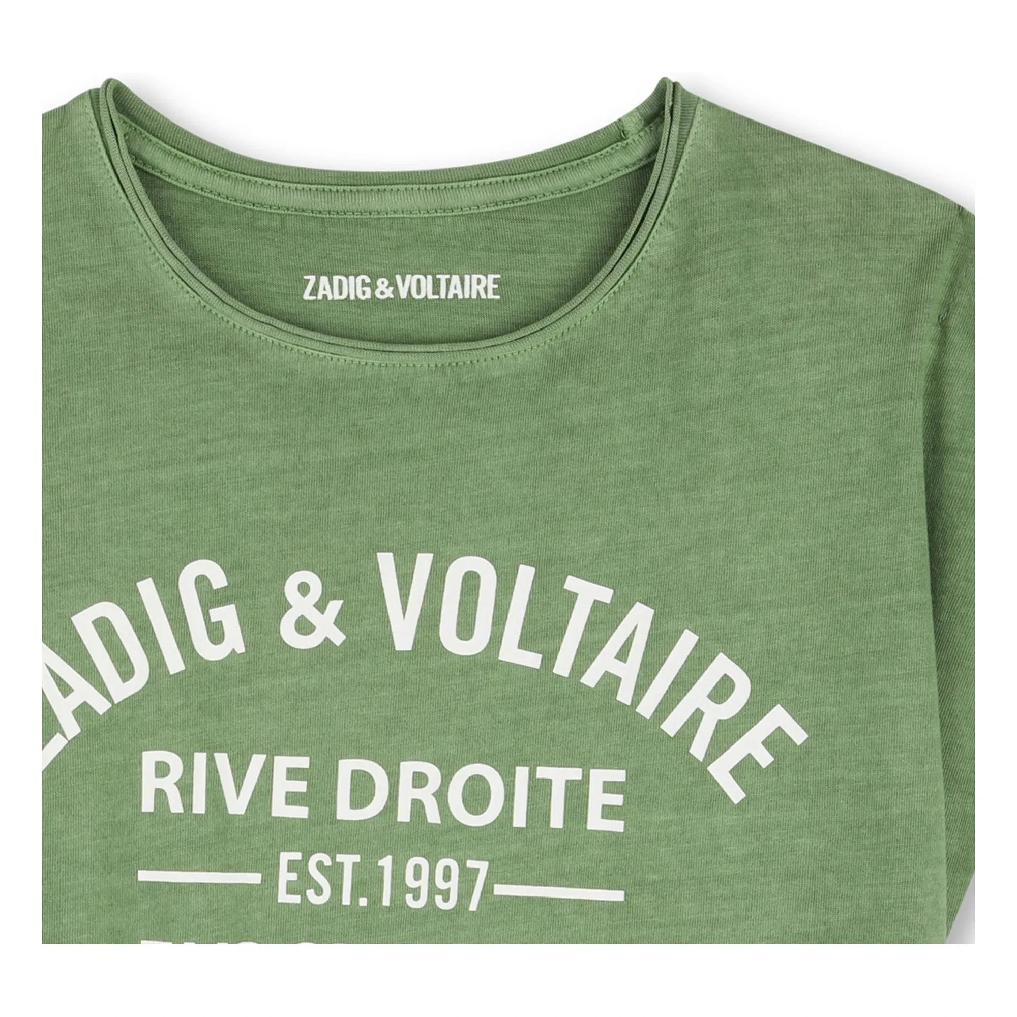 Zadig & Voltaire - Logo Art Is Truth T-shirt | Green