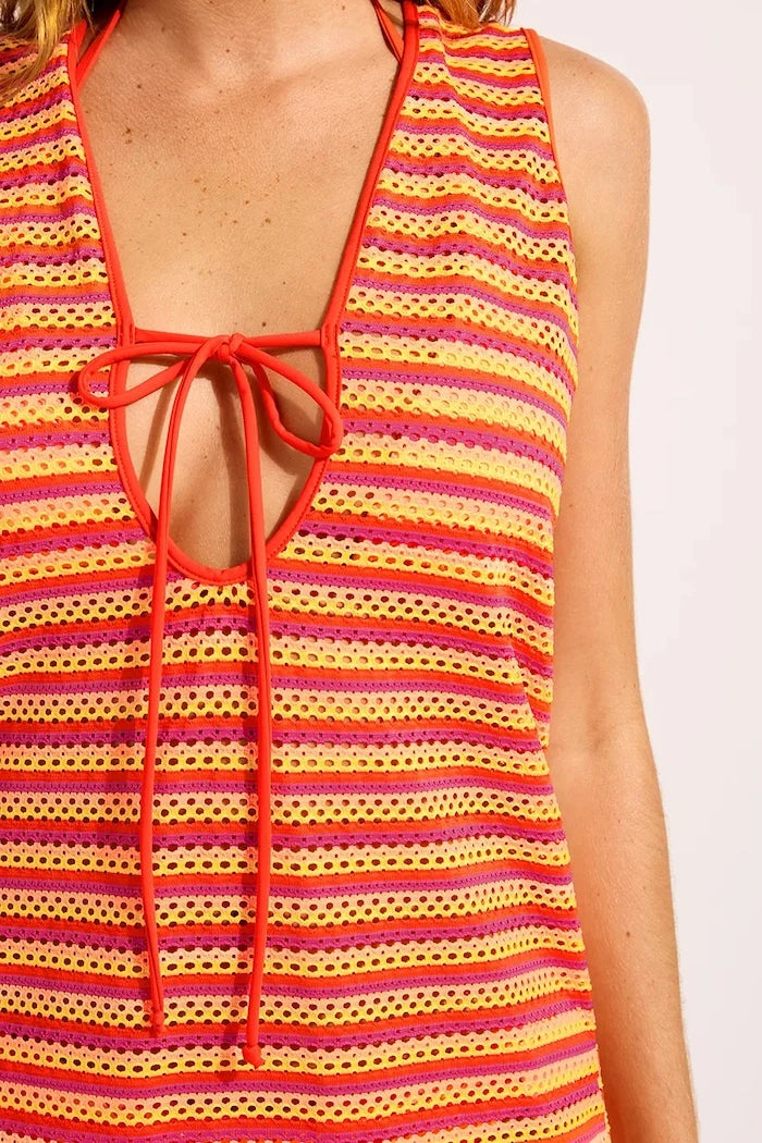 Seafolly плажна рокля дамска Calypso Mini Cover Up