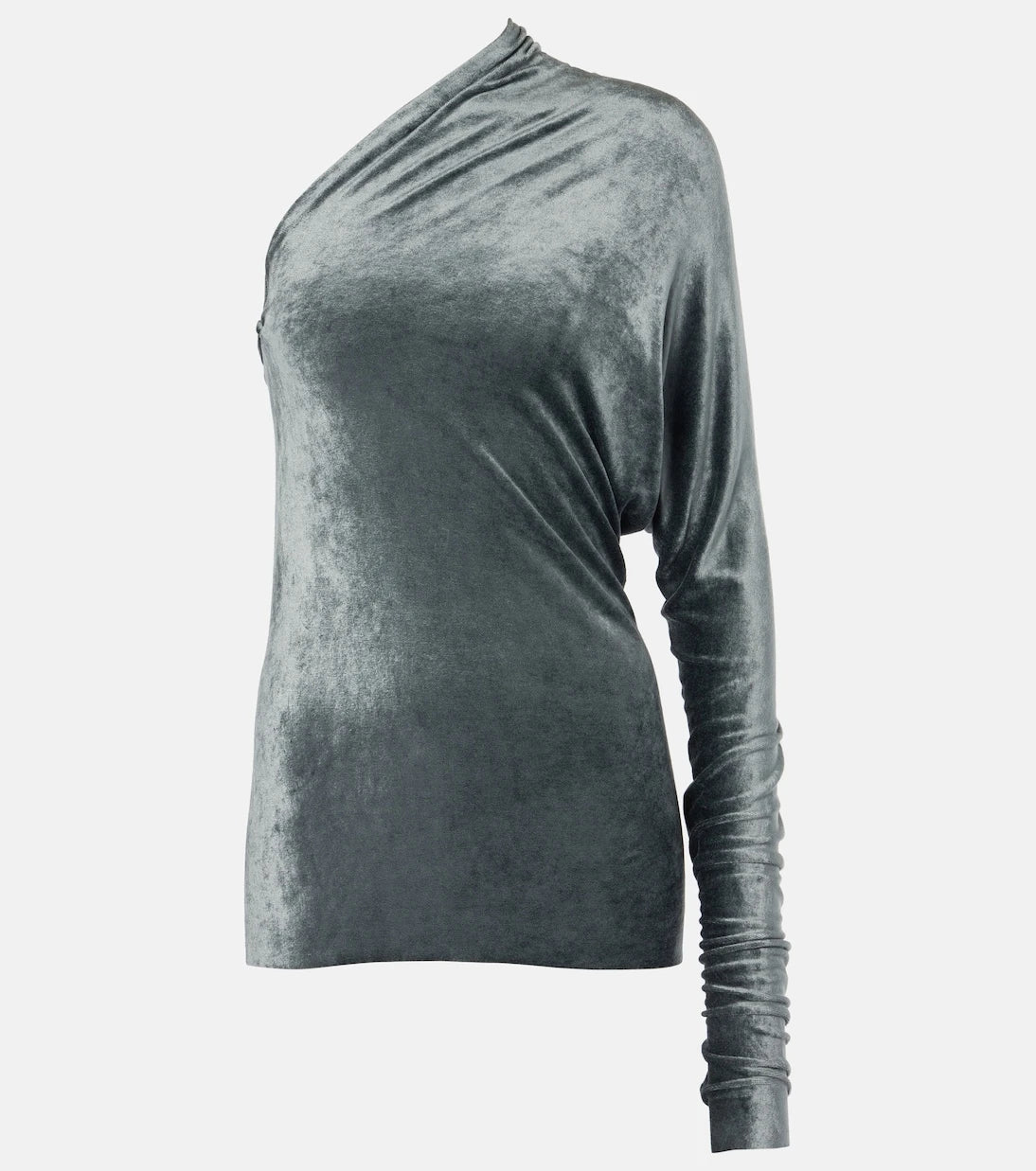 Rick Owens - Diana one-shoulder velvet top