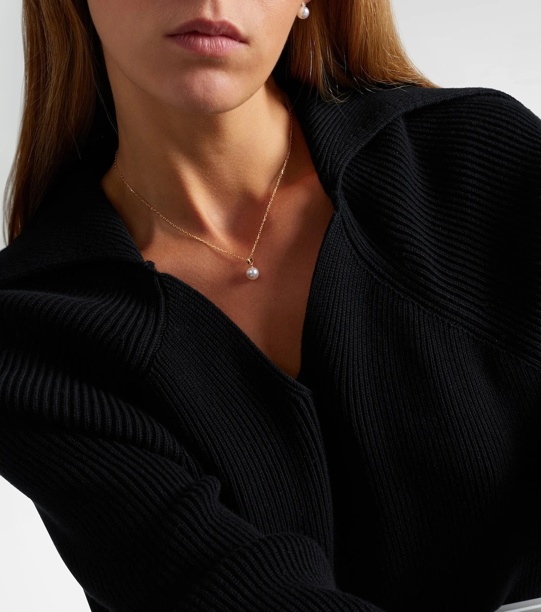 Mikimoto - 18kt gold necklace with pearls