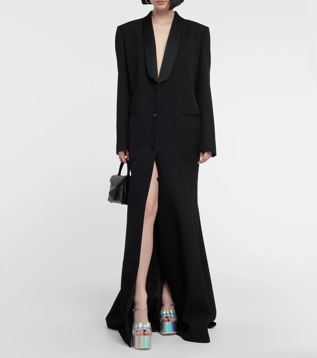 Valentino Garavani - VLogo holographic platform sandals