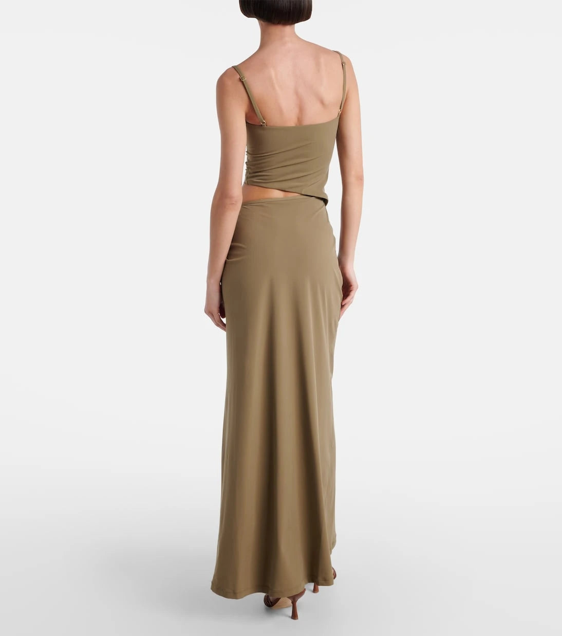 Christopher Esber - Orbit ruched maxi dress