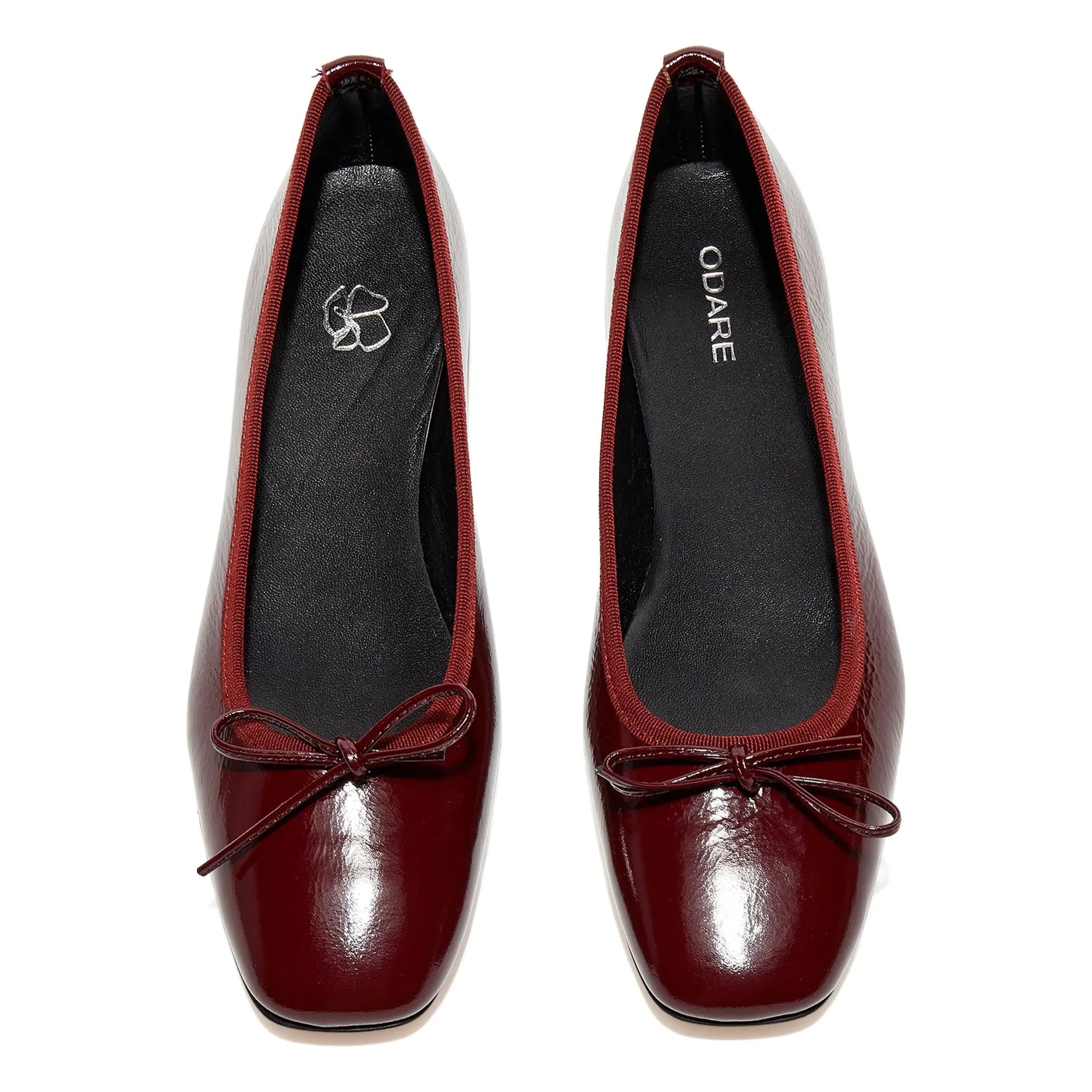 Odare - Perla Venice ballerinas | Dark red