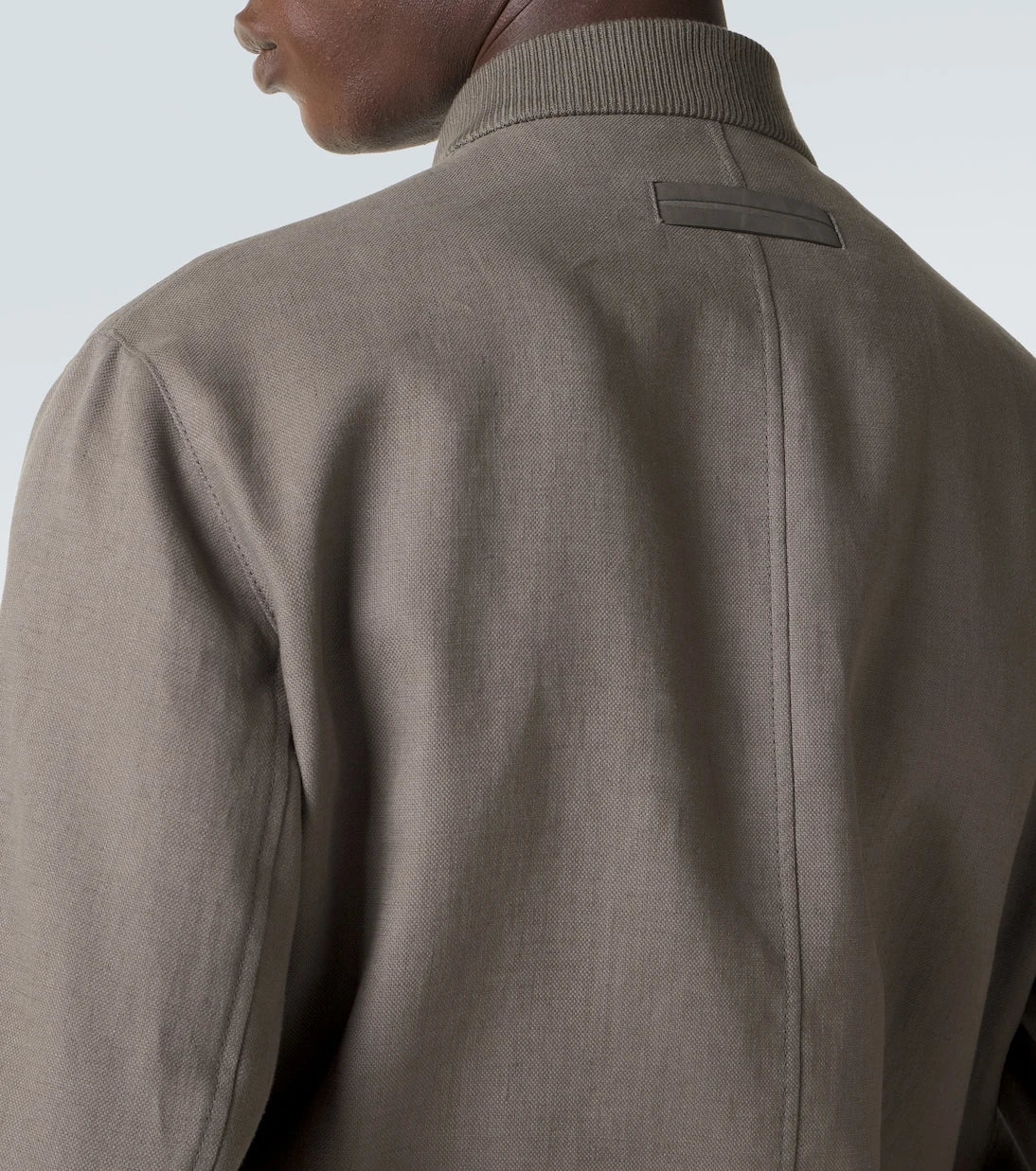 Zegna - Linen bomber jacket