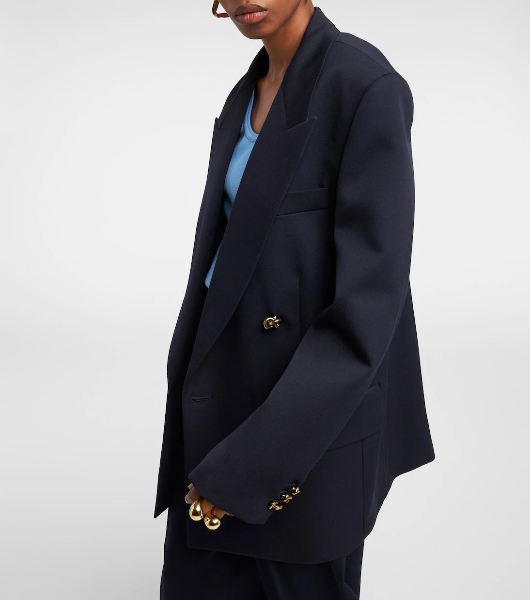 Bottega Veneta - Double-breasted wool blazer