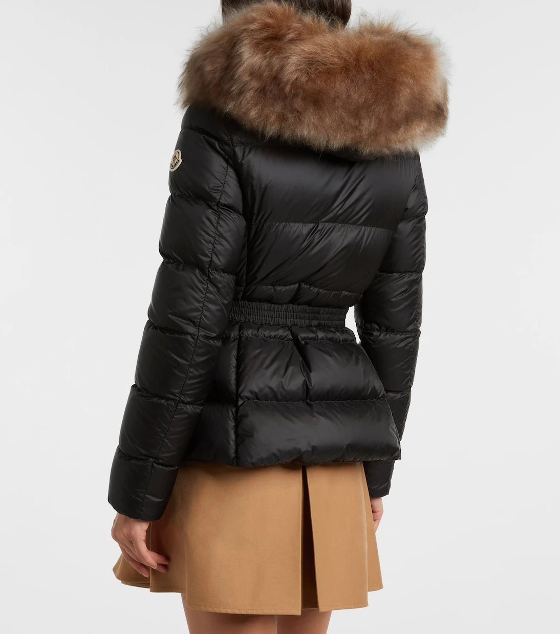 Moncler - Boed shearling-trimmed down jacket