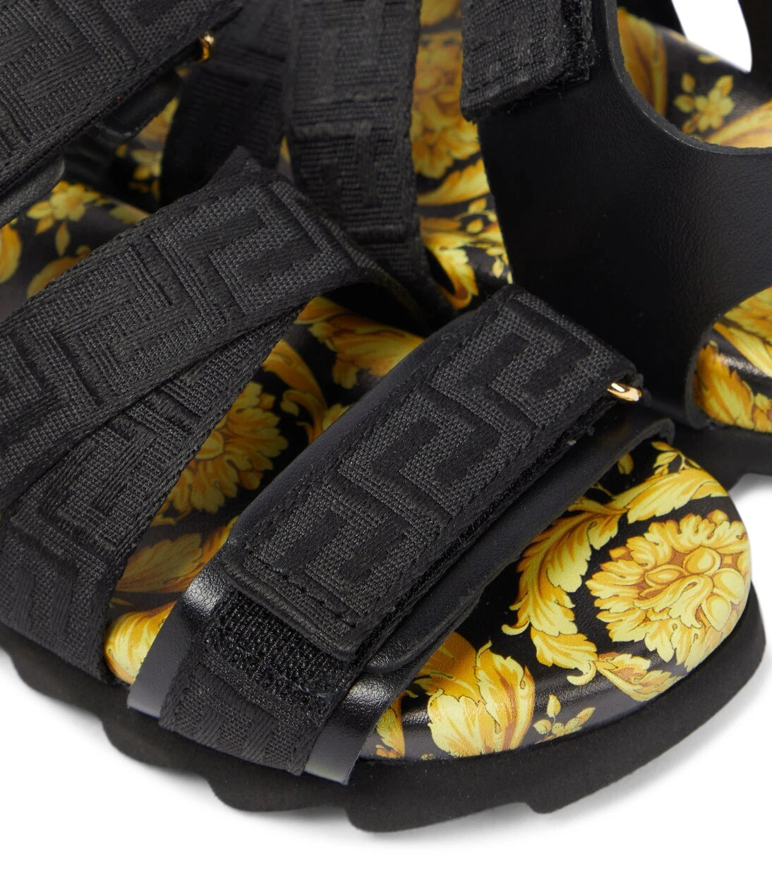 Versace Kids - Barocco Greca sandals