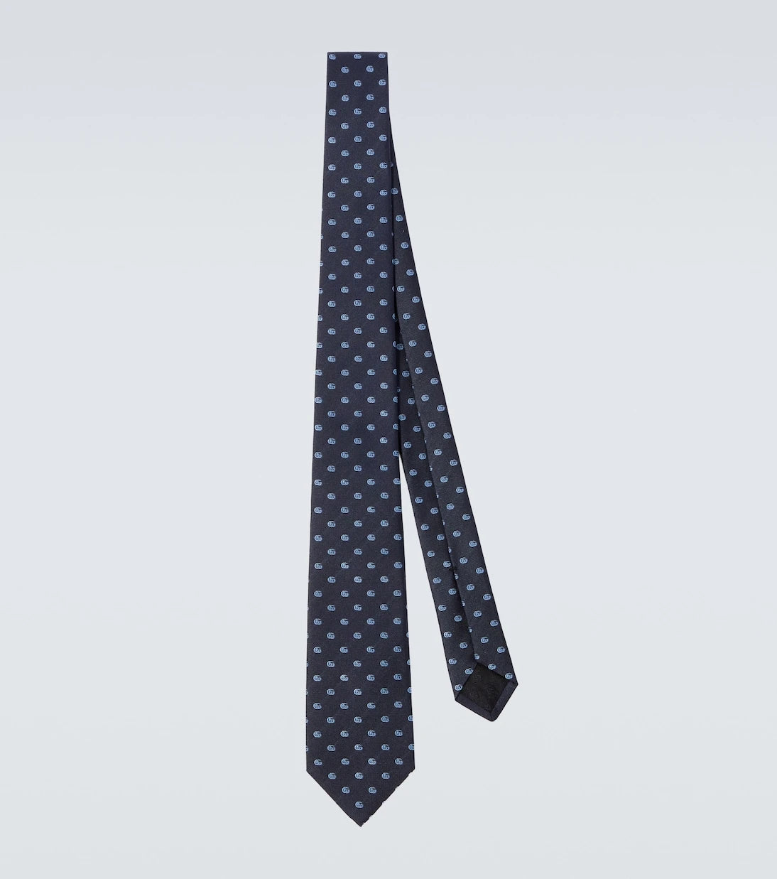 Gucci - Double G silk jacquard tie