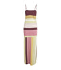 Silk Stripe Fontana Maxi Dress