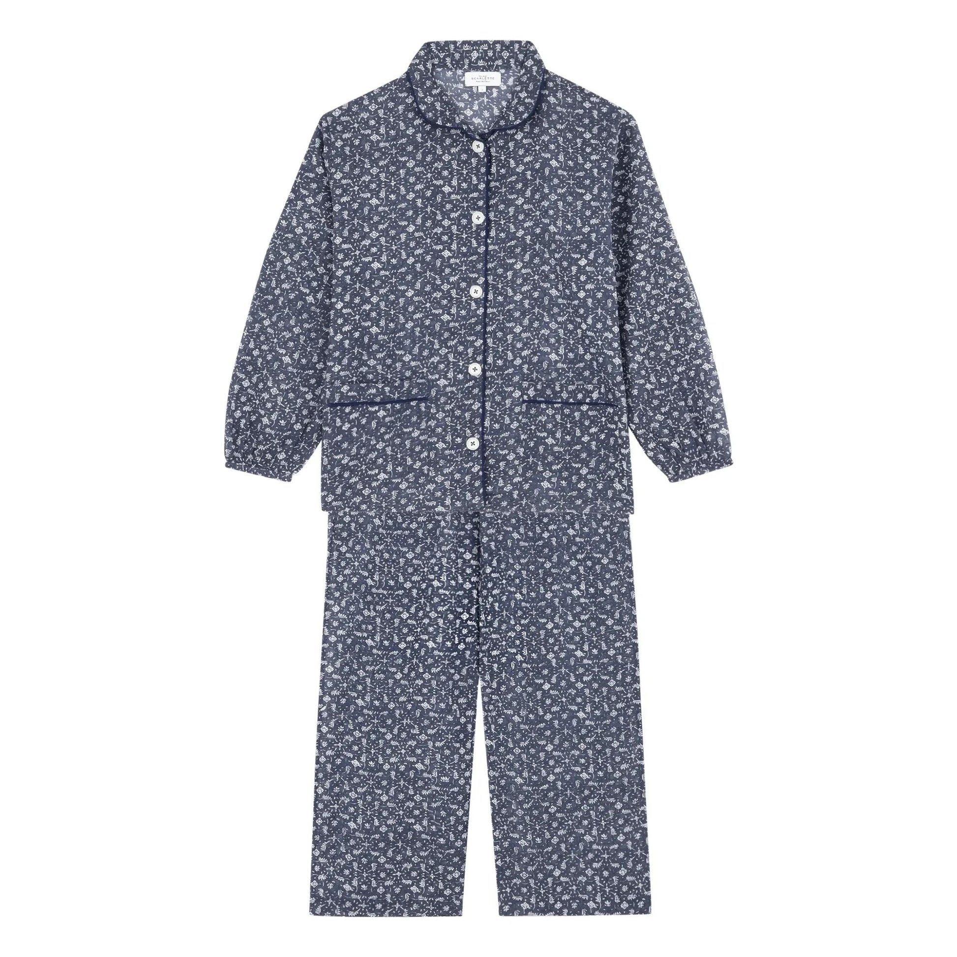 Scarlette Ateliers - Claudine Marge pyjamas | Blue