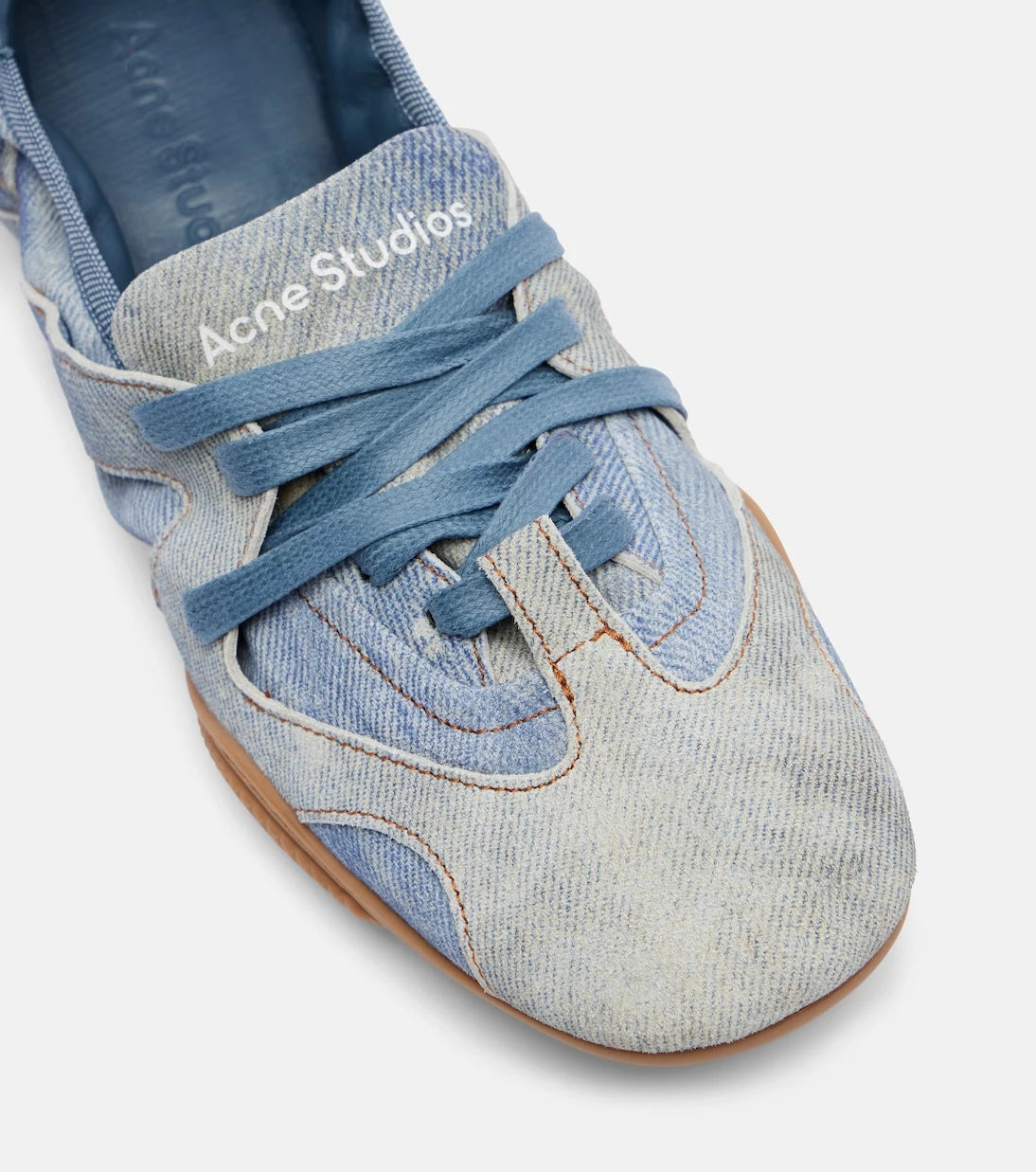 Acne Studios - Trompe l'œil leather flats