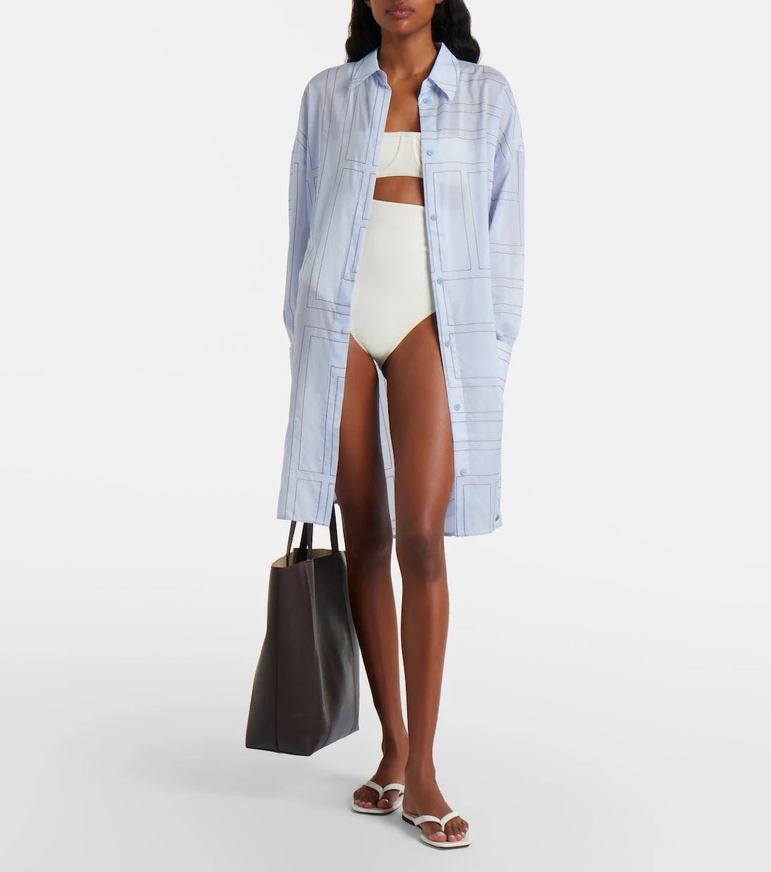 Toteme - Leather thong sandals
