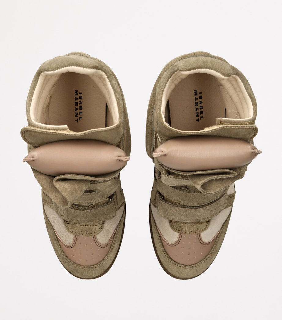 Brown Suede Bekett Wedge Sneakers 50