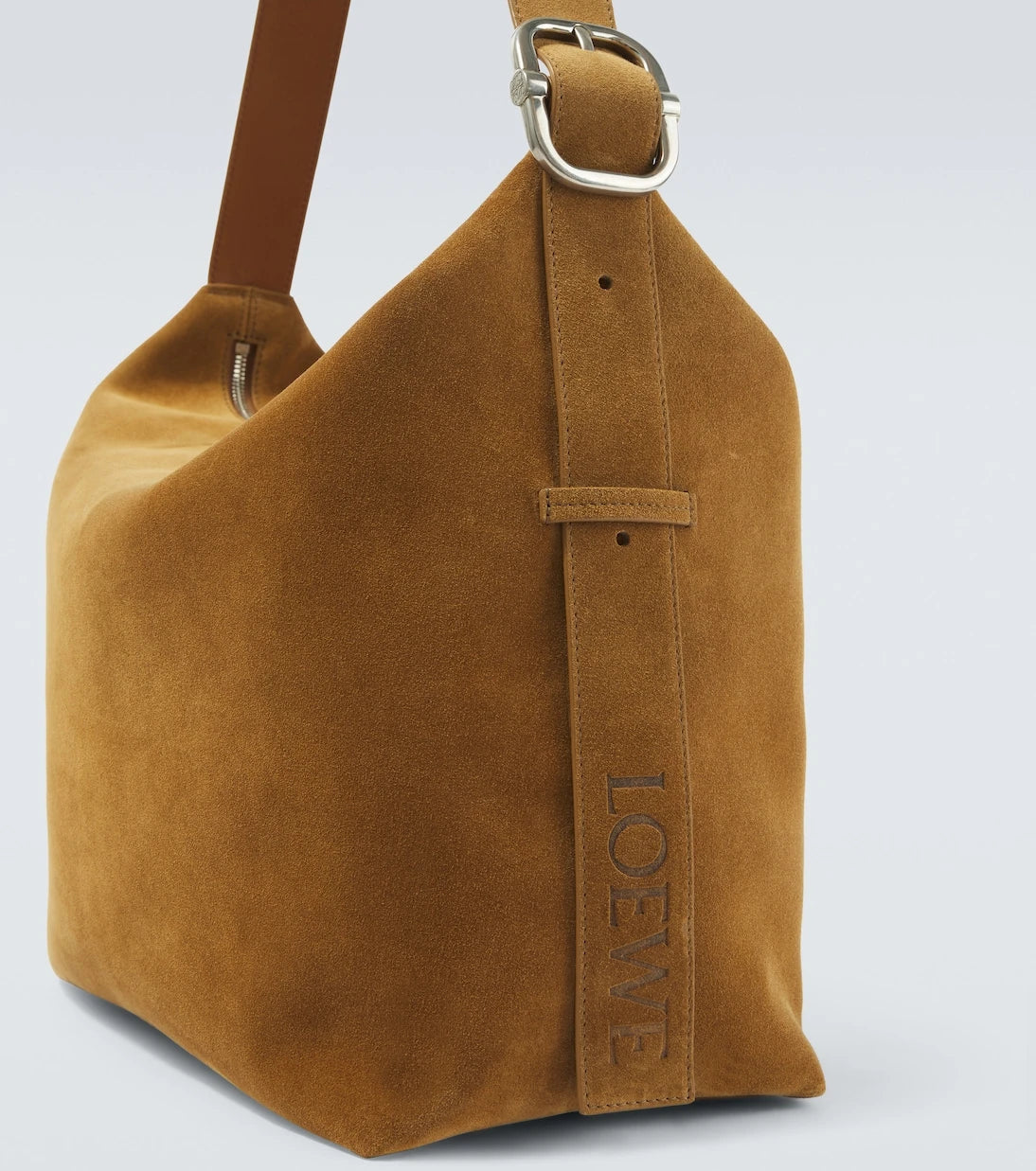 Loewe - Loop Large suede shoulder bag