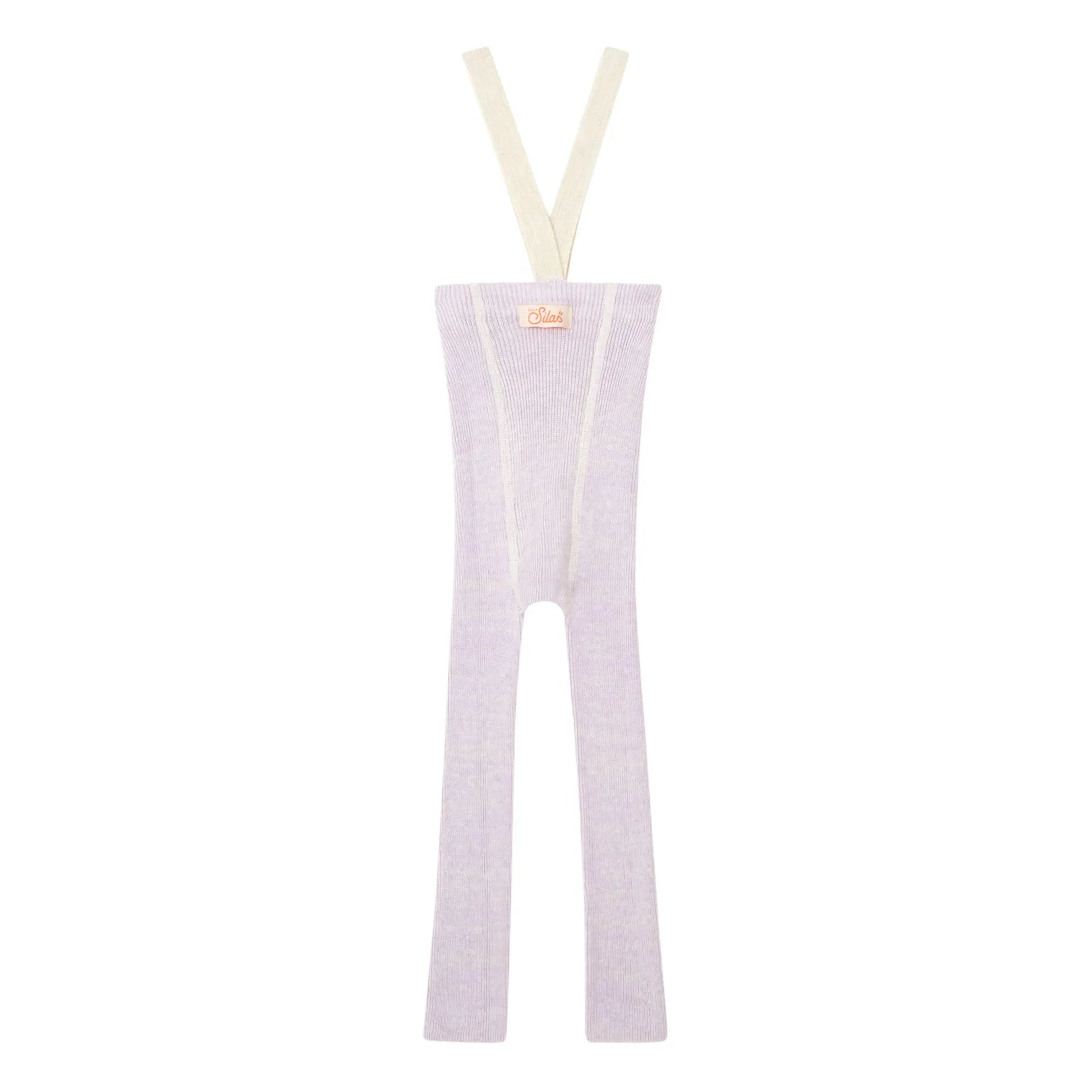Silly Silas - Organic Cotton Footless Suspender Tights | Lavender