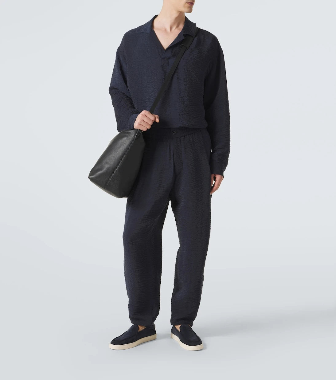 Giorgio Armani - Seersucker polo shirt