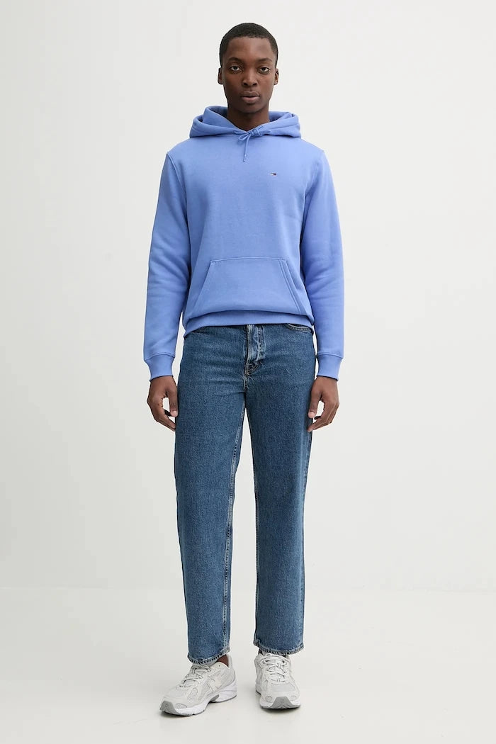 Tommy Jeans Erkek Pamuklu Kapüşonlu Sweatshirt
