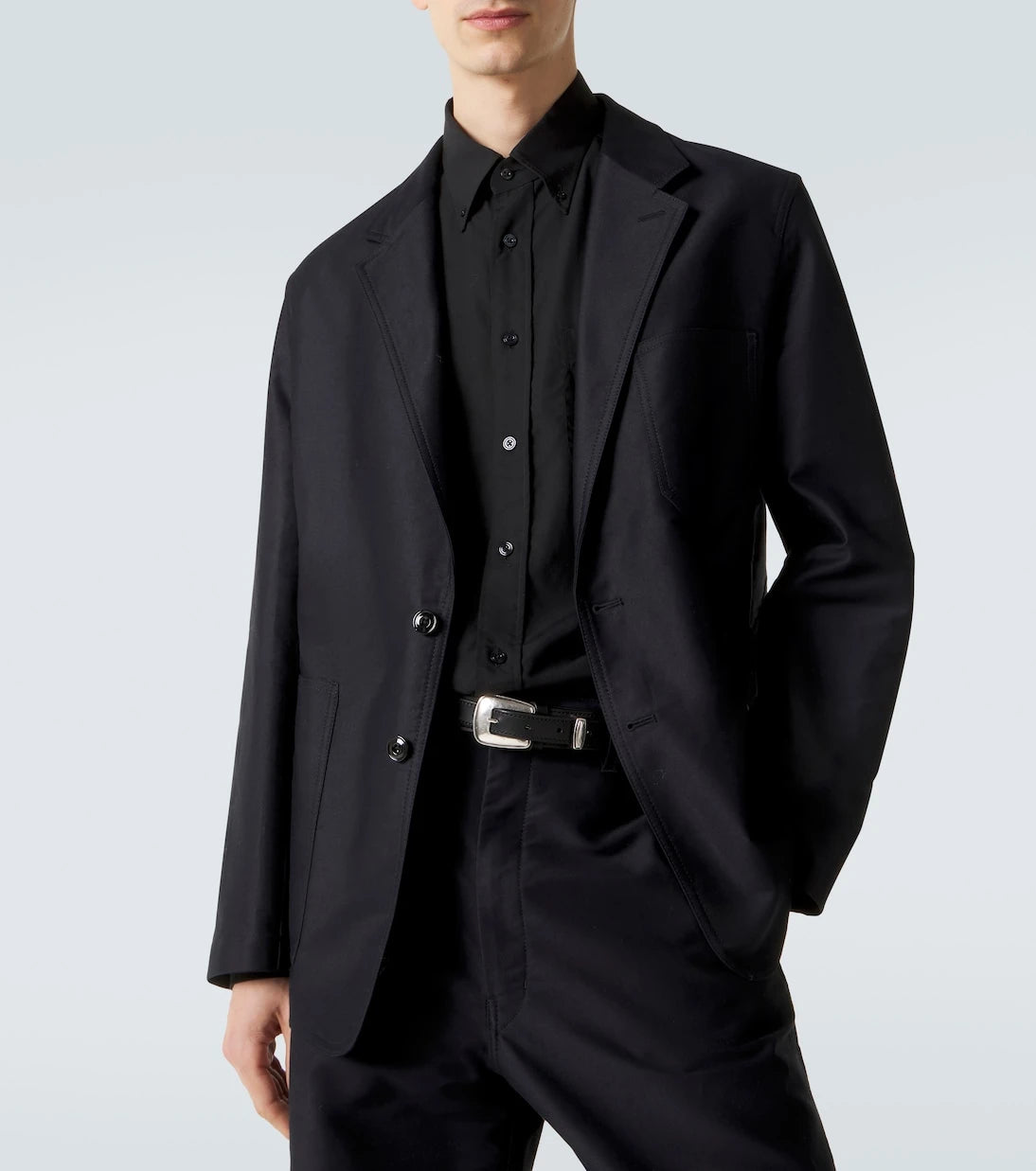 Lemaire - Cotton satin suit jacket