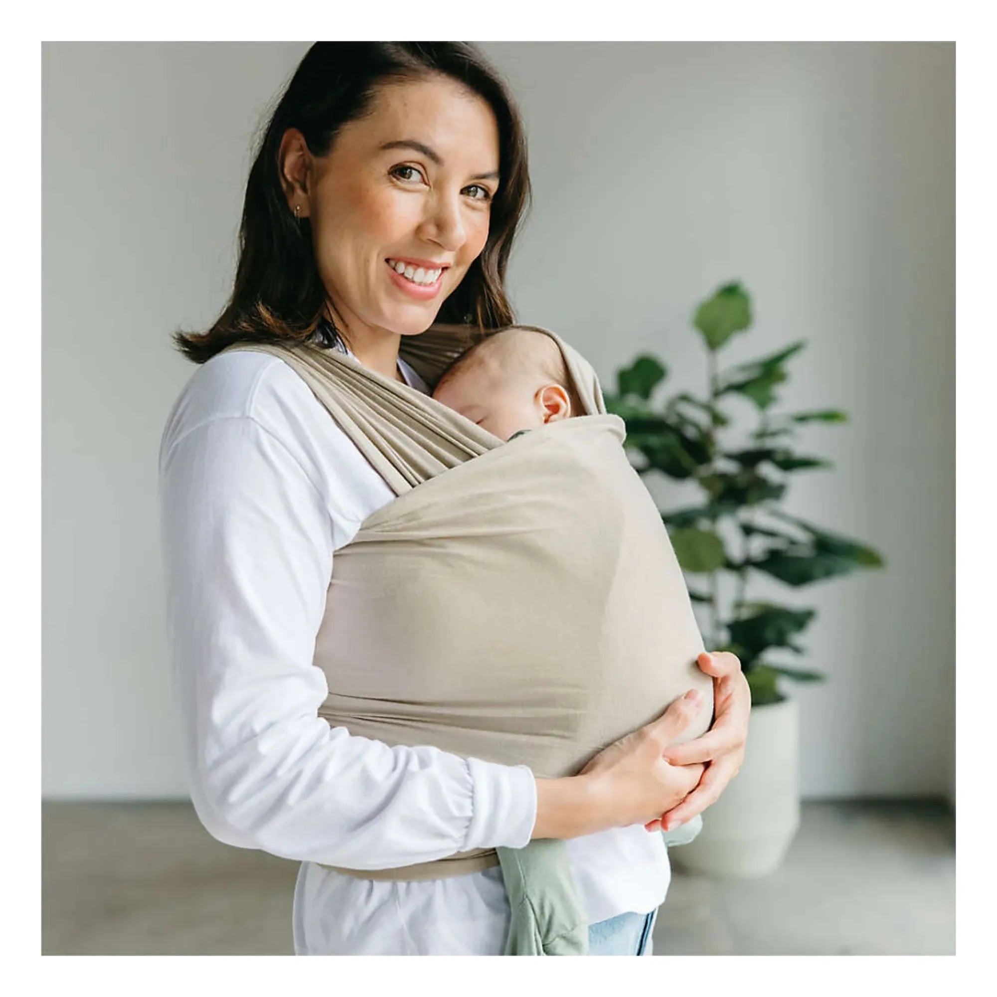 Solly Baby - Modal sling | Taupe brown