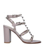 Valentino Garavani Nude Rockstud Sandals 90