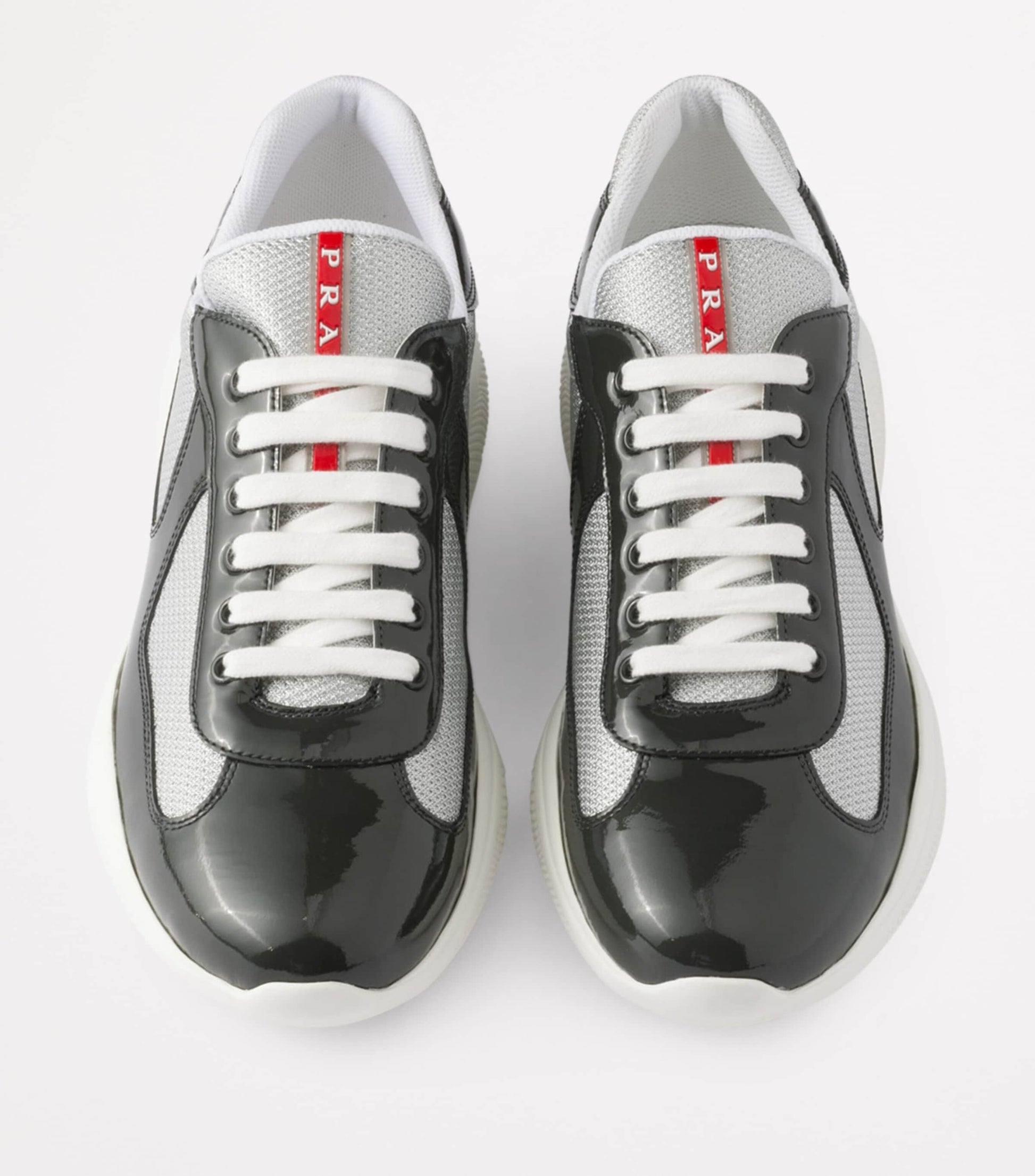 Patent Leather-Blend America's Cup Sneakers