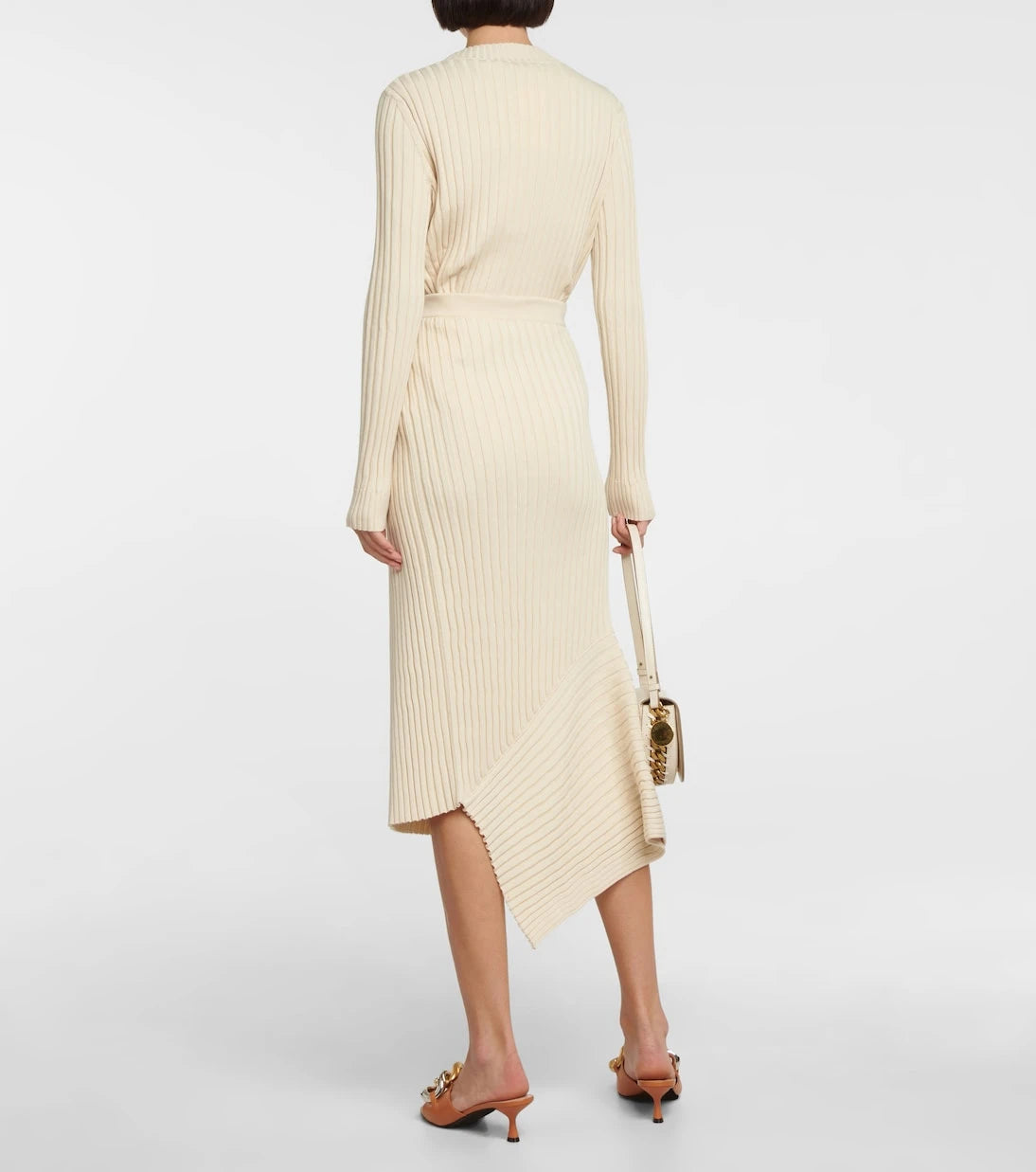 Stella McCartney - Ribbed-knit midi skirt