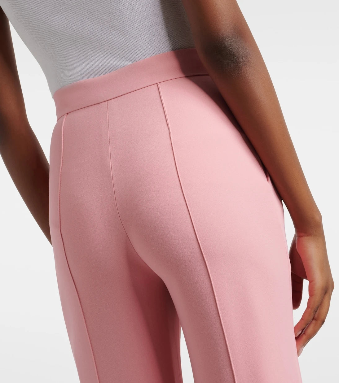 Elie Saab - High-rise cady wide-leg pants
