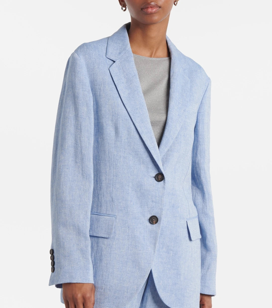 Brunello Cucinelli - Linen-blend blazer
