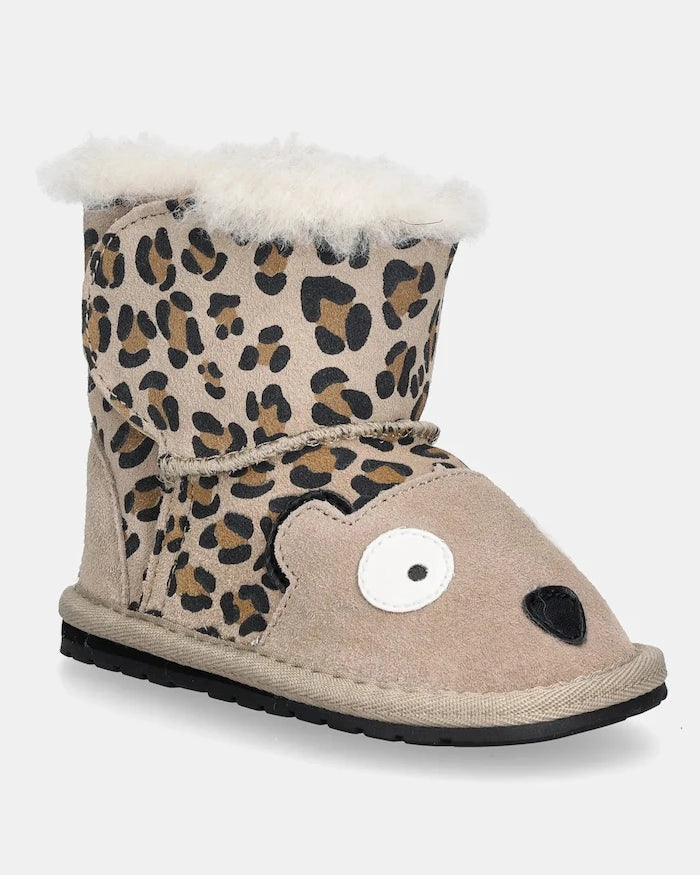 Emu Australia Cheetah Walker Çocuk Süet Kar Botları