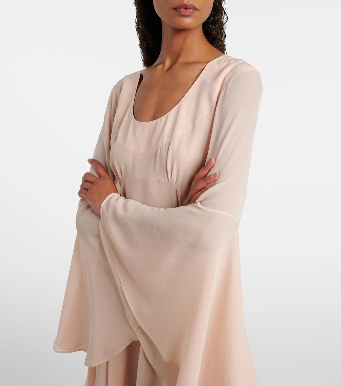 Chloé - Silk georgette minidress