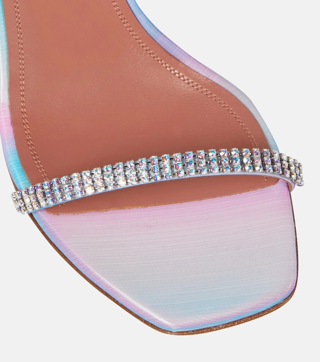 Amina Muaddi - Ursina embellished leather sandals
