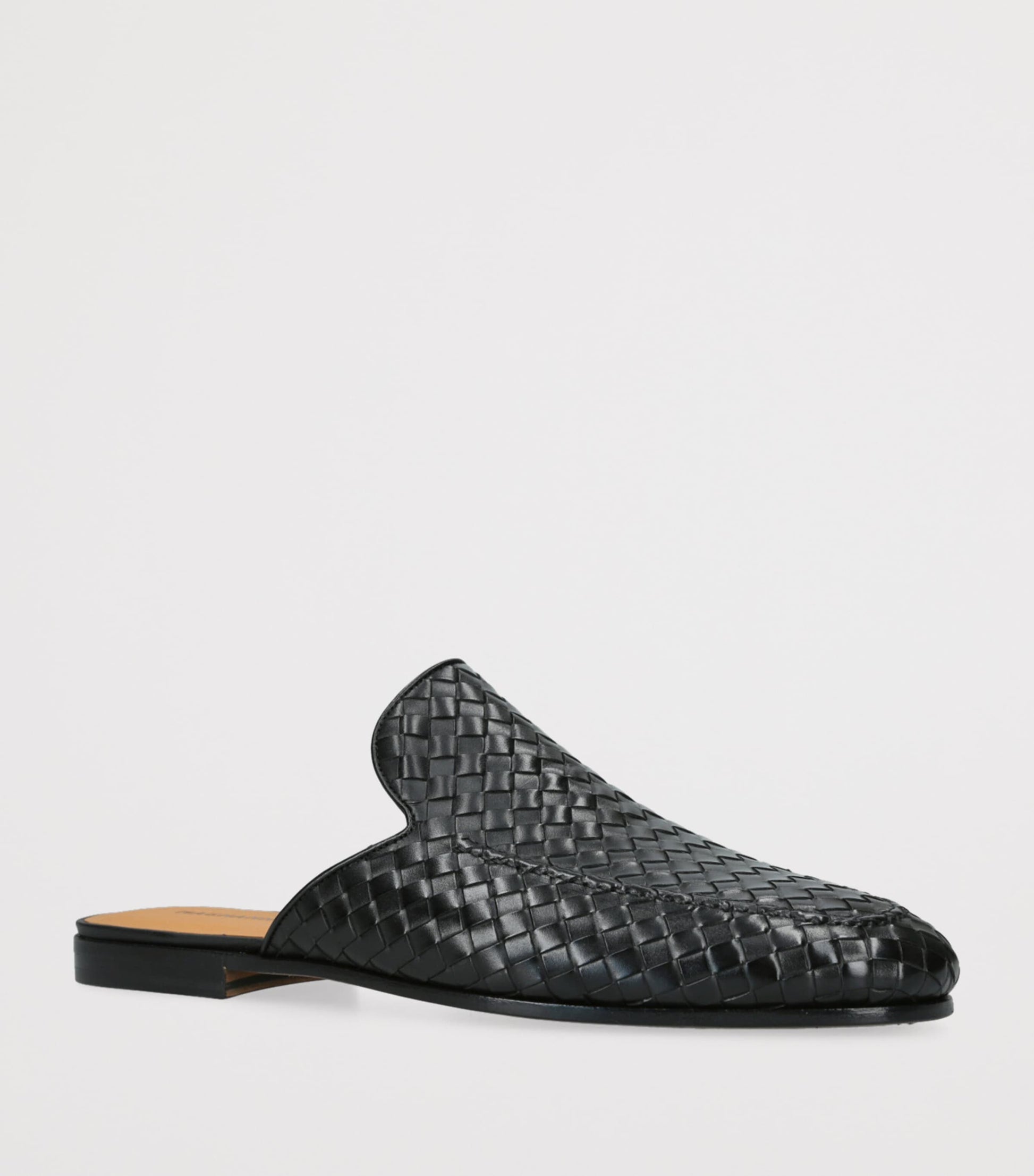 Woven Leather Suela Mules