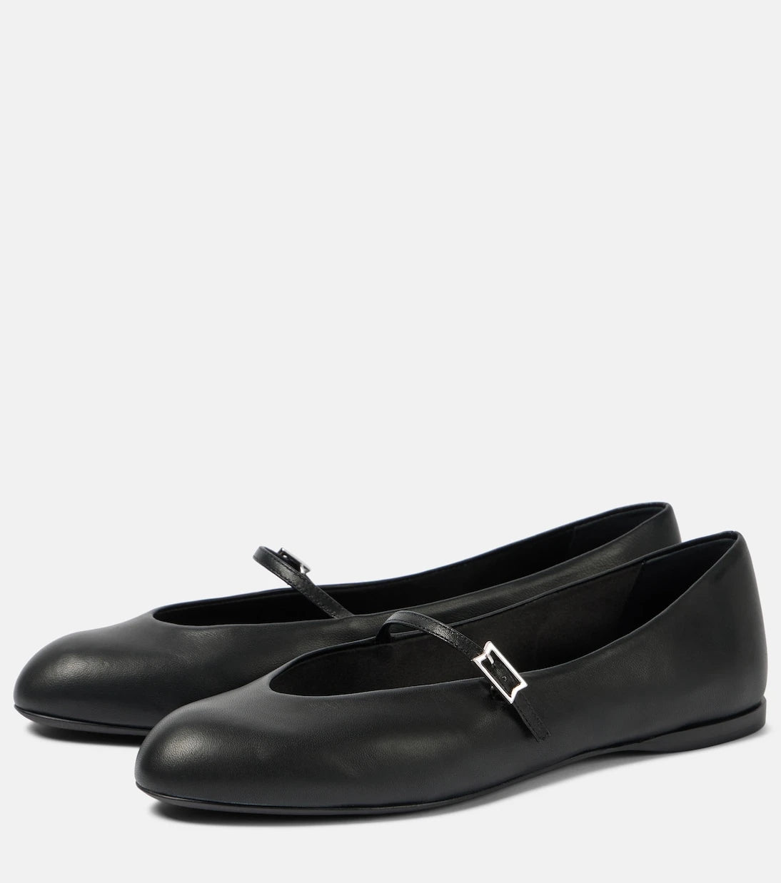 Max Mara - Leather Mary Jane ballet flats