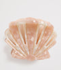 Pink Acetate Shell Clasp Hair Clip