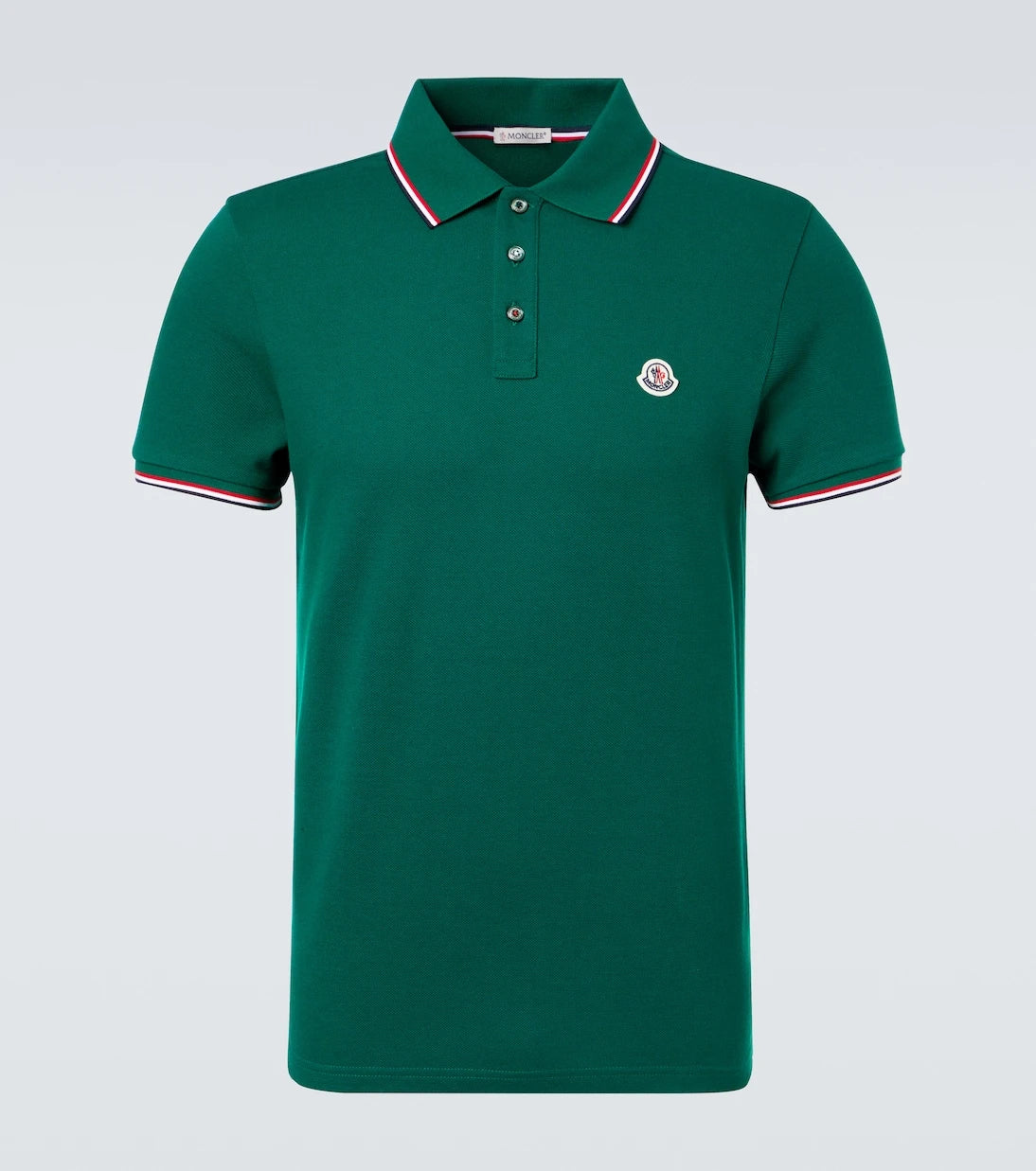 Moncler - Logo cotton piqué polo shirt