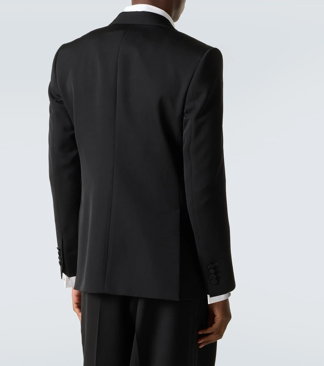 Dolce&Gabbana - Wool and silk-blend tuxedo jacket