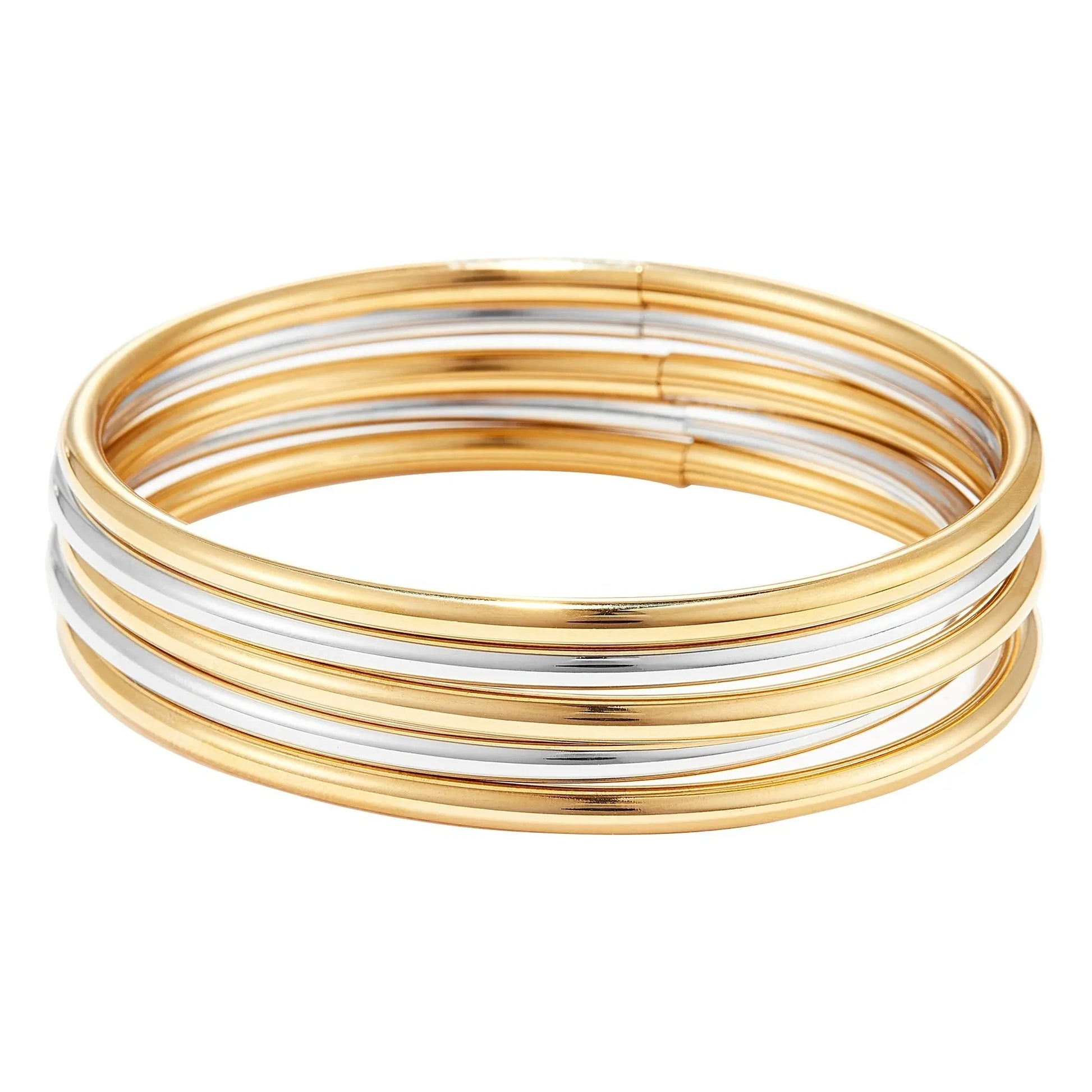 Jenny Bird - Set of 5 Dane rushes | Gold/Silver
