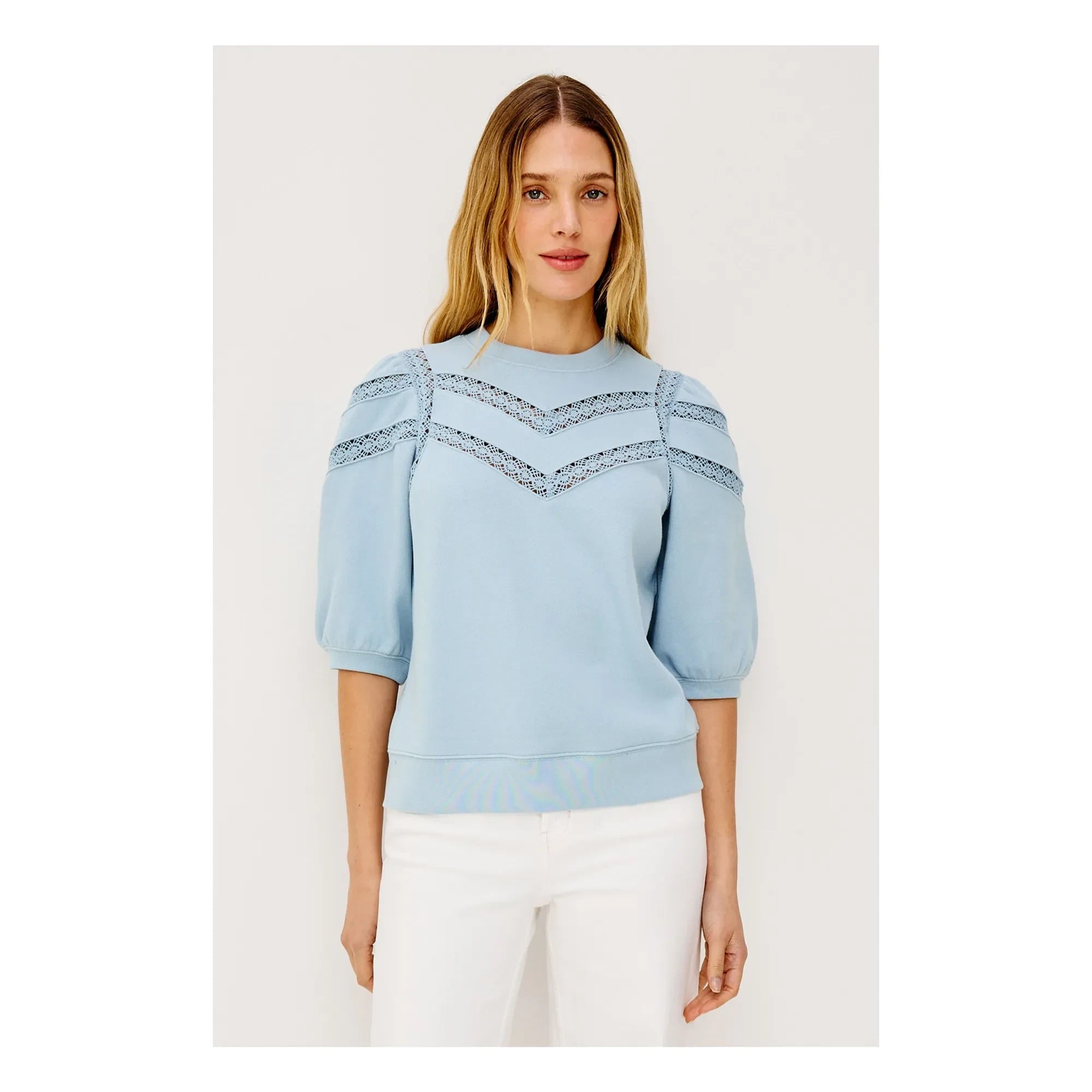 Rails - Adria embroidery sweater | Blue