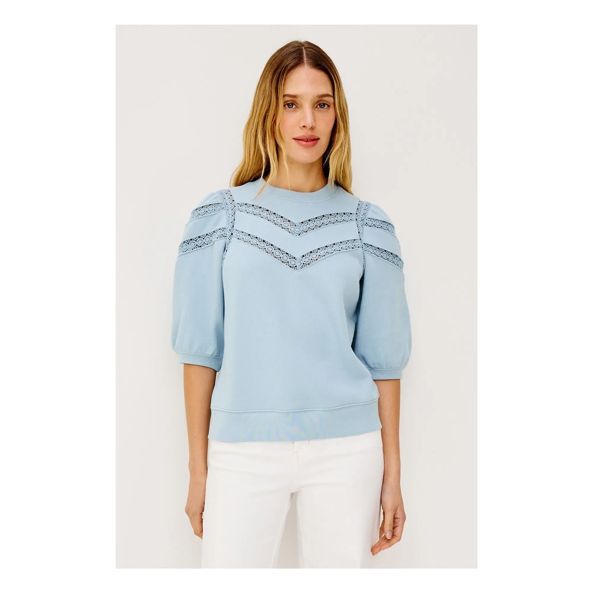Rails - Adria embroidery sweater | Blue