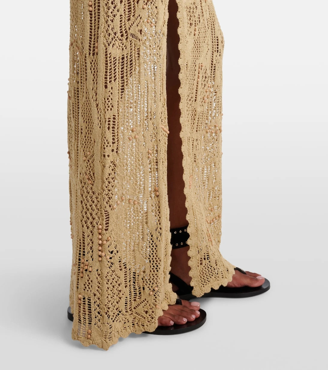 Isabel Marant - Ornella beaded crochet maxi dress