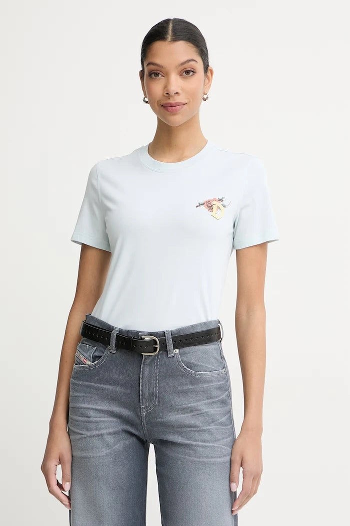 Diesel Тениска дамска памучна T-REG-S1