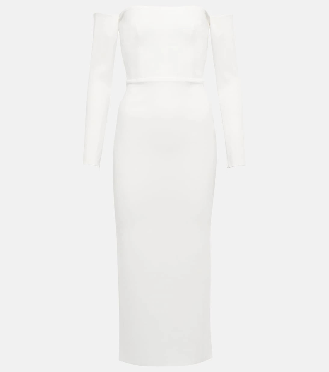 Alex Perry - Bridal Tate stretch-crêpe midi dress