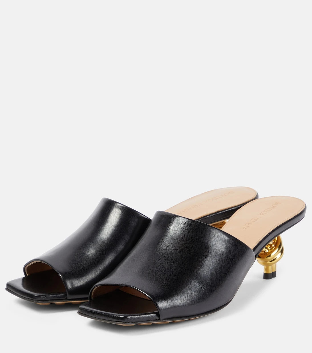 Bottega Veneta - Knot 45 leather mules